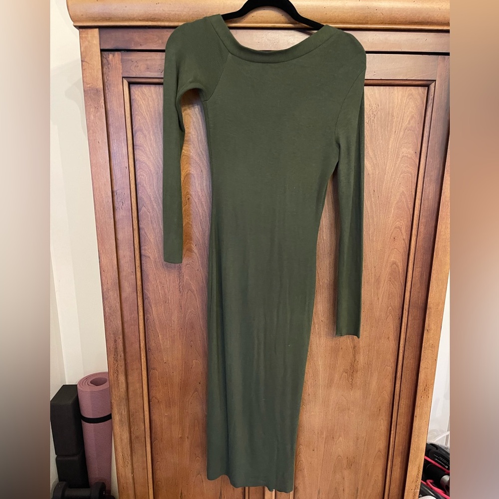 The Range Division Rib Button Front Midi Dress In… - image 7